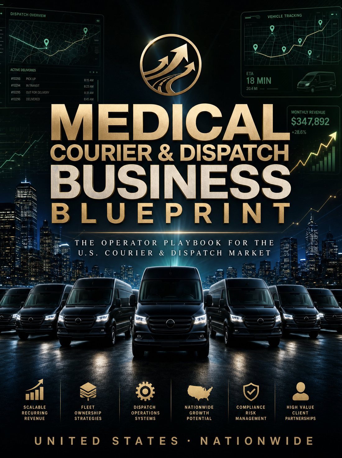 United States Nationwide Edition — Medical Courier & Dispatch Business Blueprint